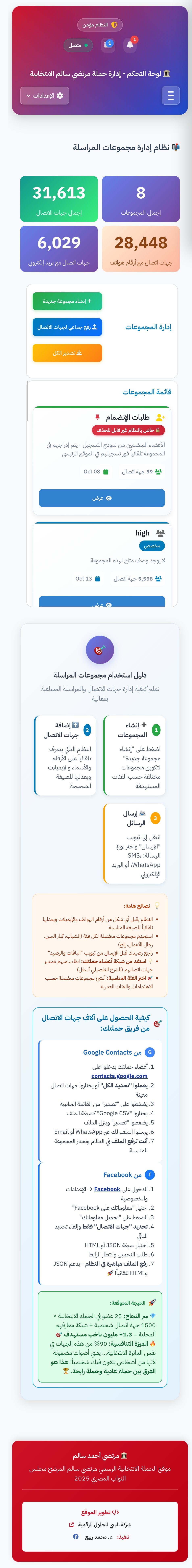 مجموعات المراسلة